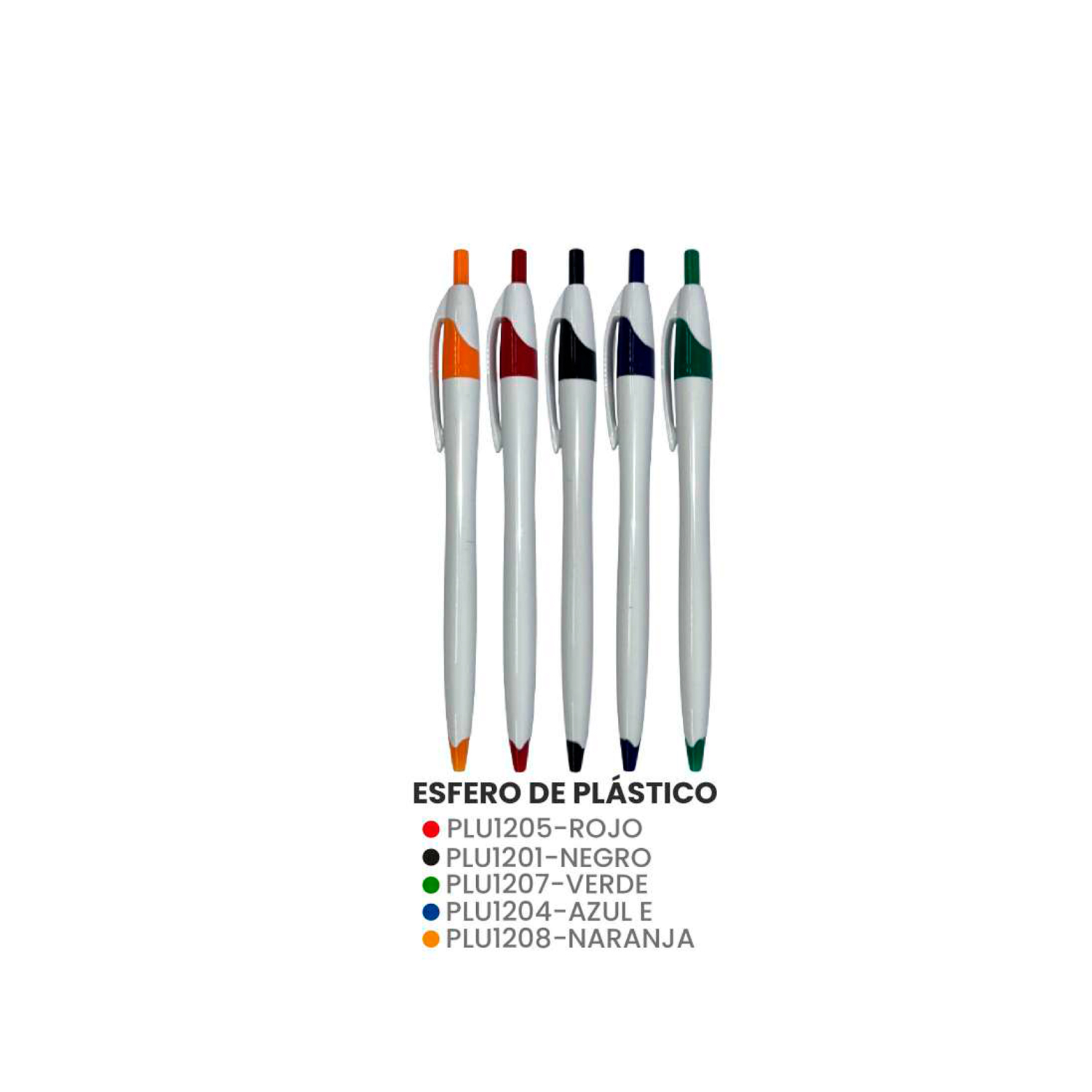 Esferos de Plástico Económicos (1000/PCS) Color y Funcionalidad para tu Marca Agencia Textil