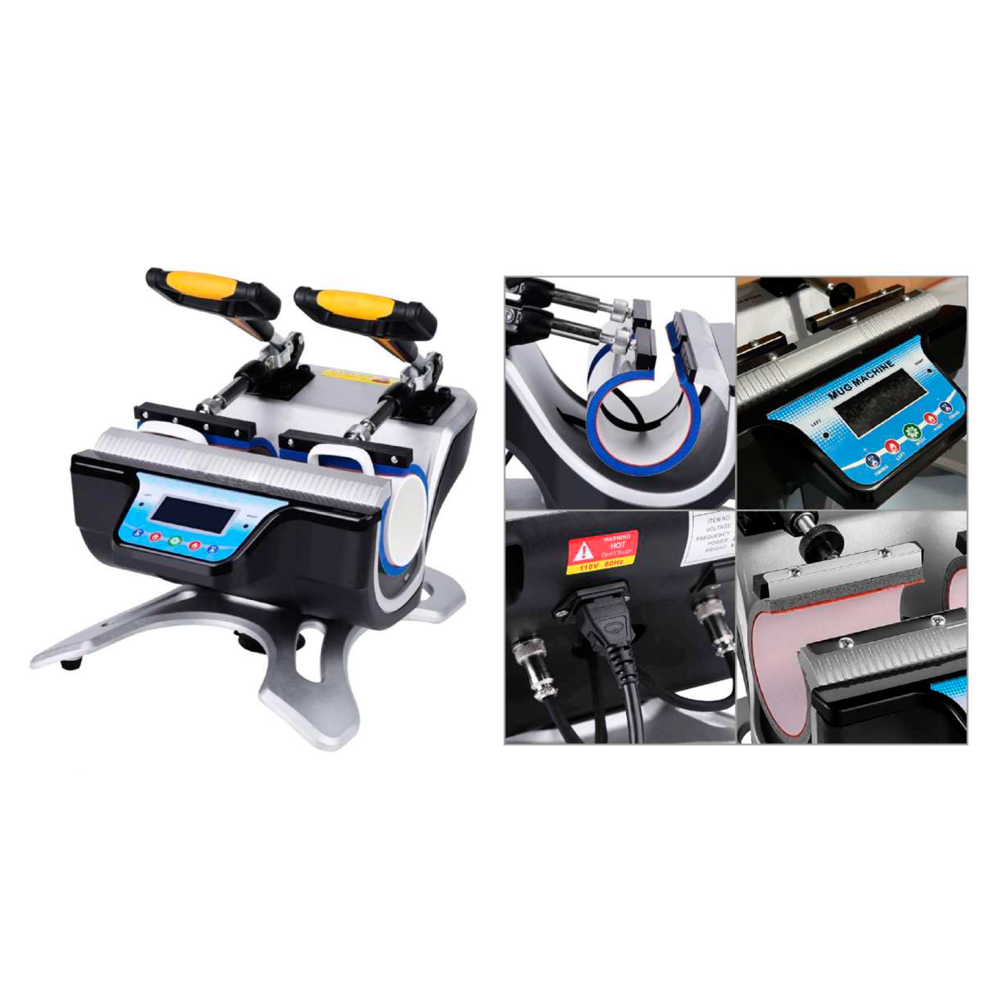 Prensa Térmica Doble para Jarros | Agencia TEXTIL