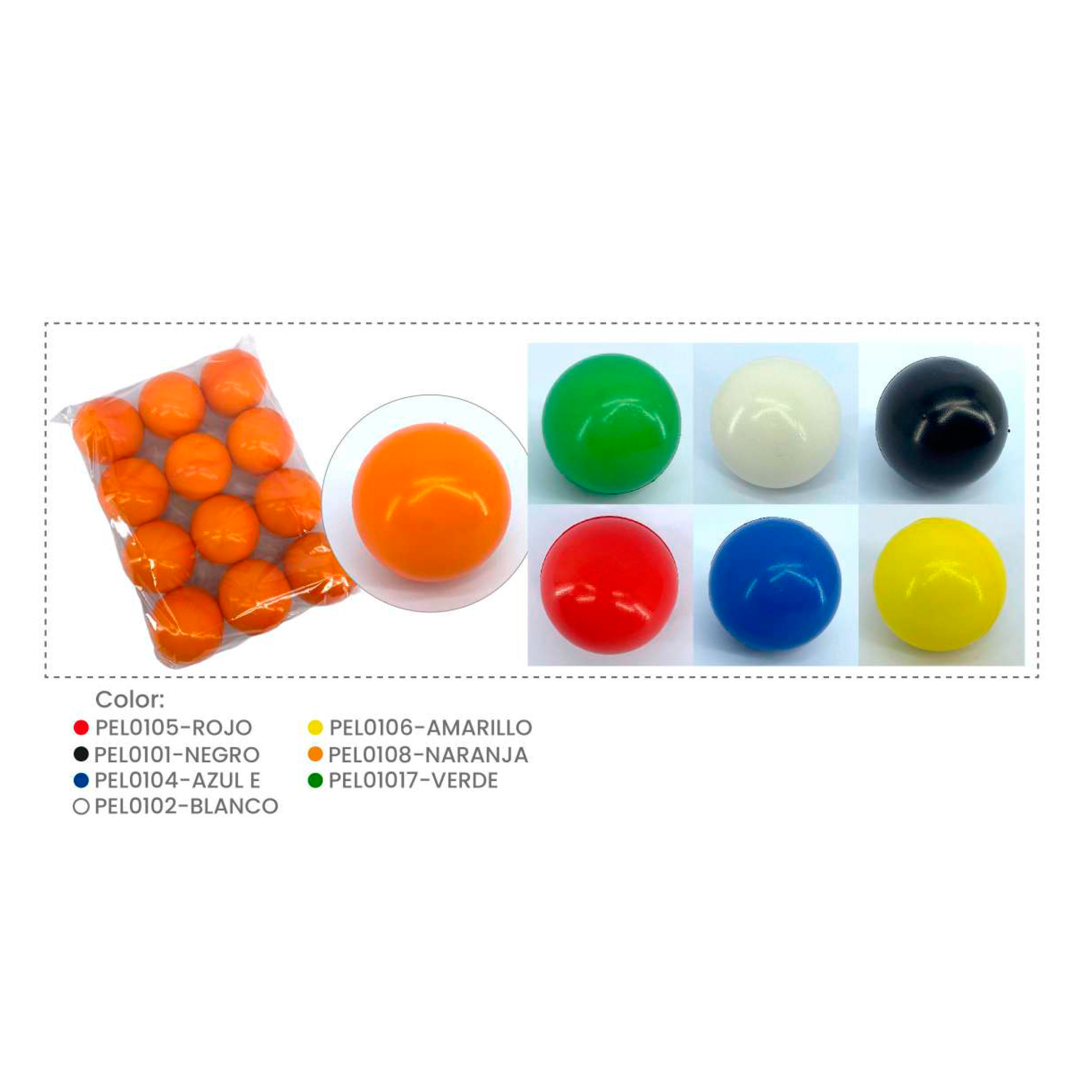 Pelota Antiestrés (X/CAJA 720PCS) - Ideal para Merchandising y Bienestar
