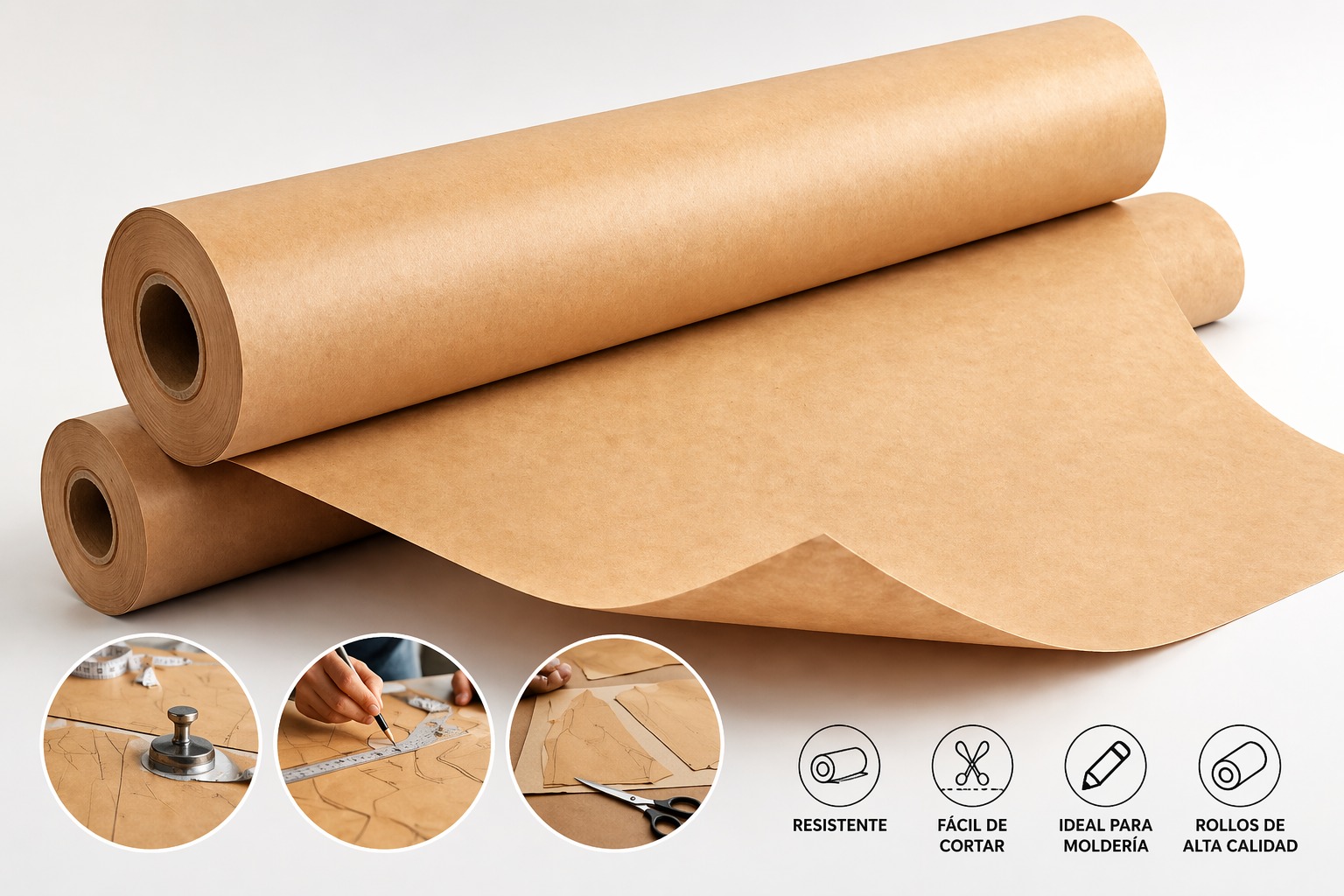 PAPEL KRAFT PARA MOLDES DE ROPA Y PATRONAJE | AGENCIA TEXTIL