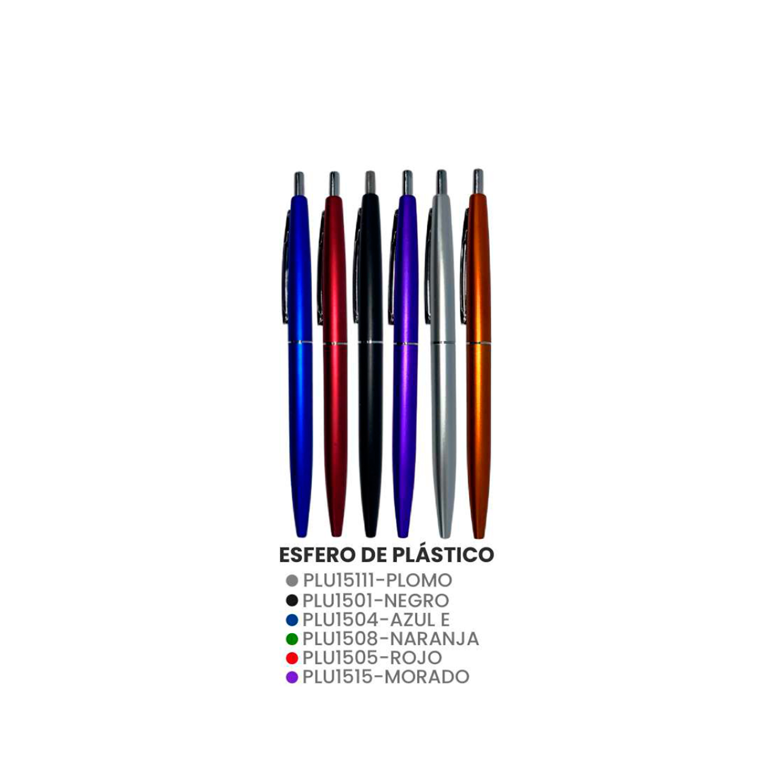 Esferos de Plástico Publicitarios (1000/PCS) Variedad de Colores para Impulsar tu Marca Agencia Textil