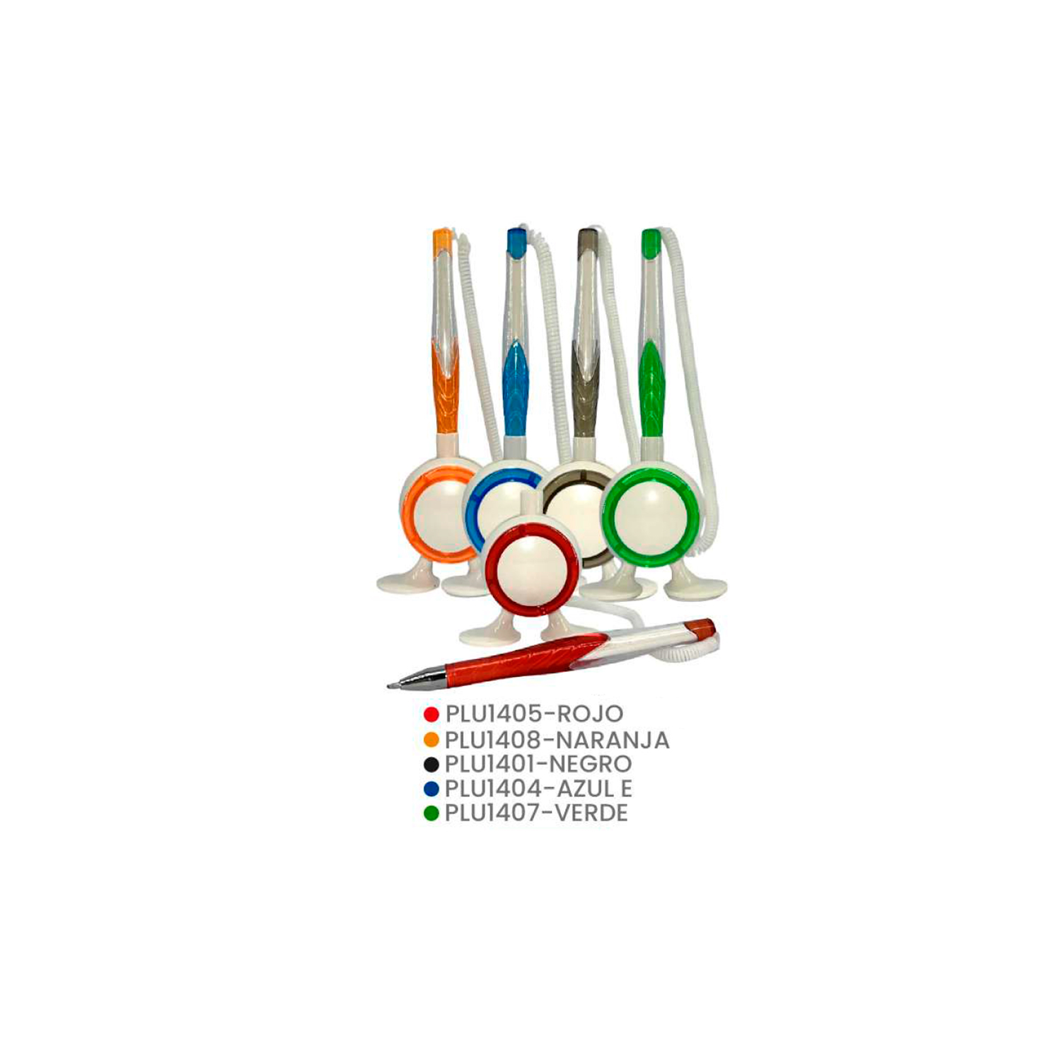 Esfero de Plástico Multicolor (1000/PCS) Línea Económica PLU14 Agencia Textil
